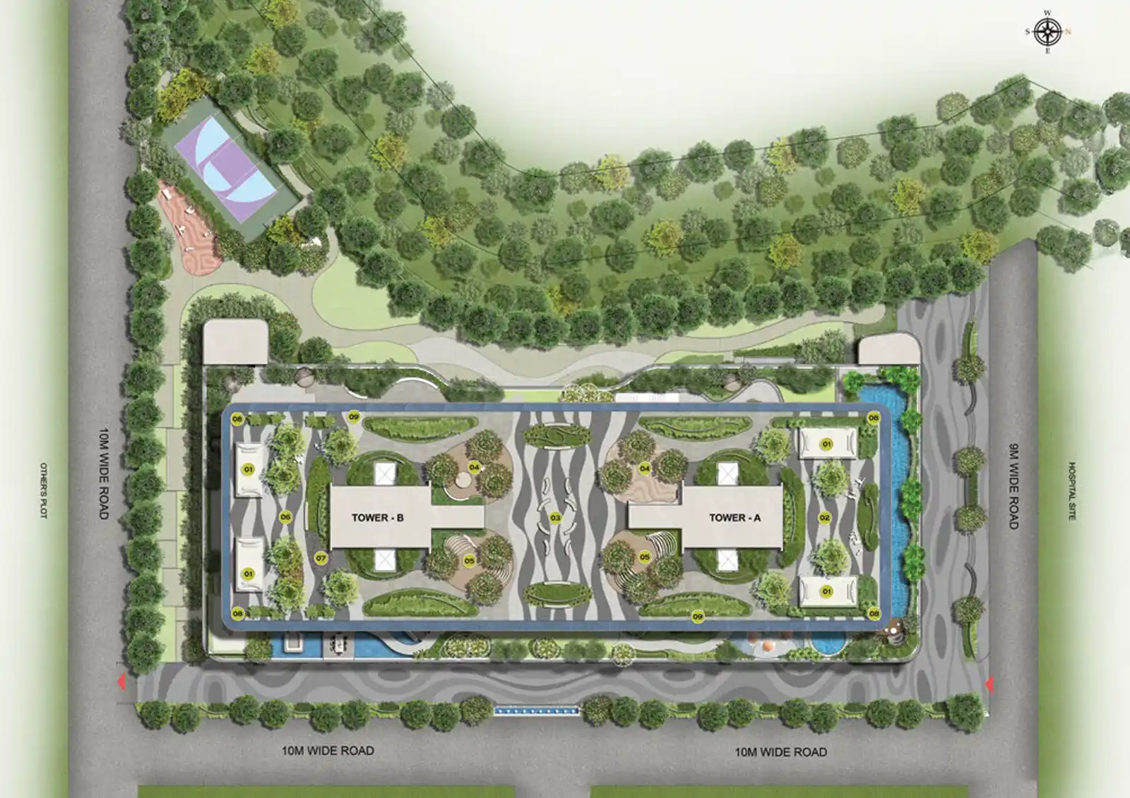 floor-plan-Trevoc Royal Residences - Residential property in Gurgaon